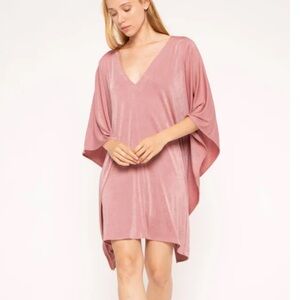 Riley Rader DUSTY ROSE SLINKY CAFTAN SHORT NWOTS!